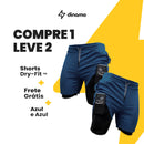 Shorts Dry-Fit de Compressão Dinamo - COMPRE 1 LEVE 2 + FRETE GRÁTIS
