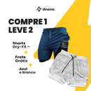 Shorts Dry-Fit de Compressão Dinamo - COMPRE 1 LEVE 2 + FRETE GRÁTIS